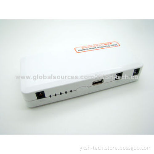 Multiple Function Jump Starter Power Bank, 12,000mAh, 5/2, 12/2, 19V/3.5A Output